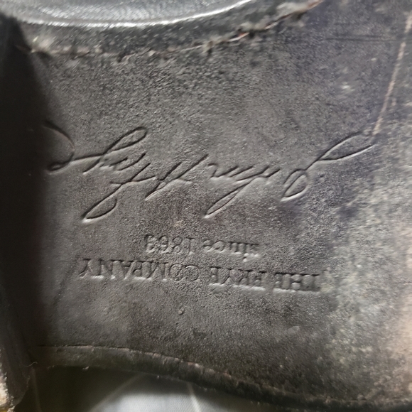 Frye Phillip Chukka Leather Ankle Boots Black Shoes Lace Up Size 6B - Picture 7 of 16